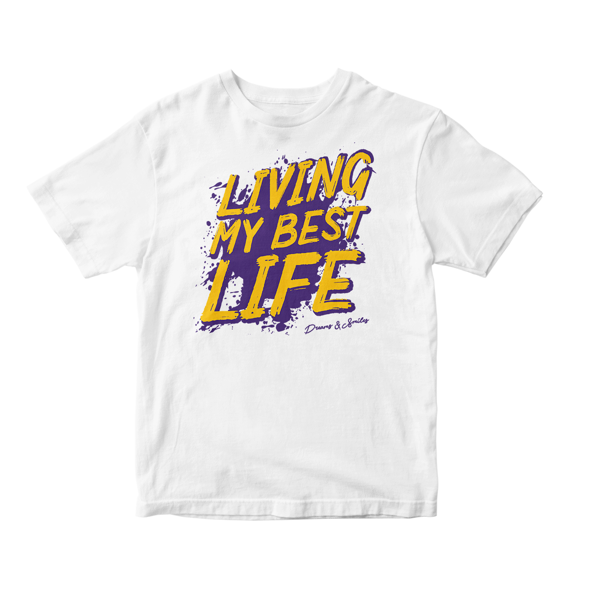 'Best Life' in Lakers CW Short Sleeve Tee