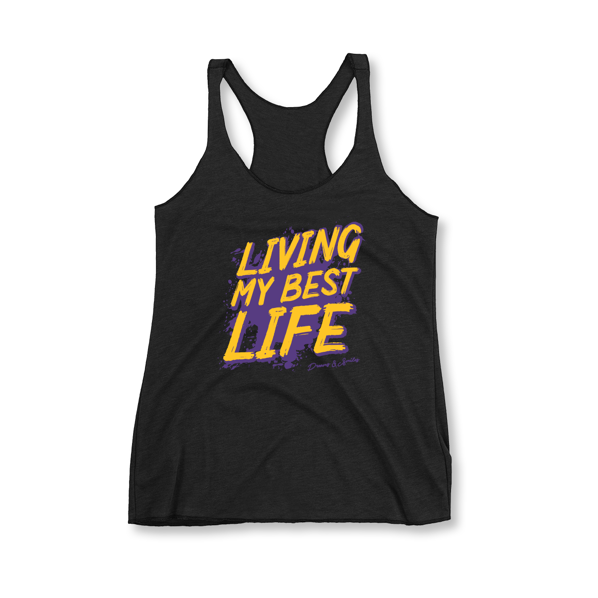 'Best Life' in Lakers CW Women's Racerback Tank