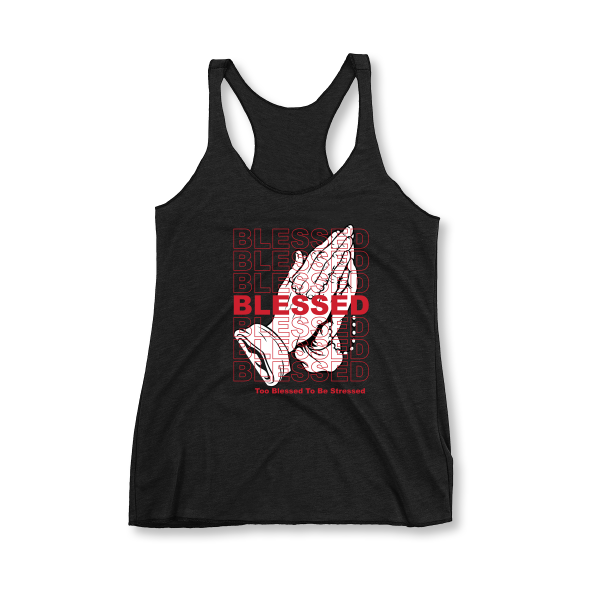 Blessed in Red Women's Racerback Tank