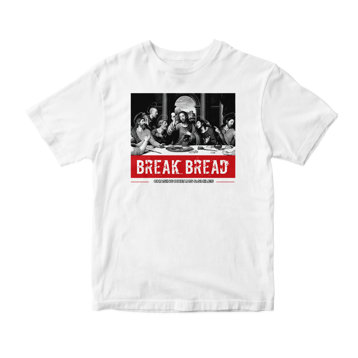 'Break Bread' in Bred 11 CW Short Sleeve Tee