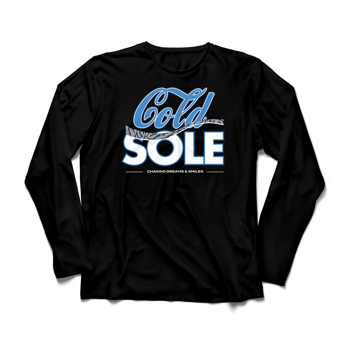 'Cold Sole' in UNC CW Men's Comfort Long Sleeve