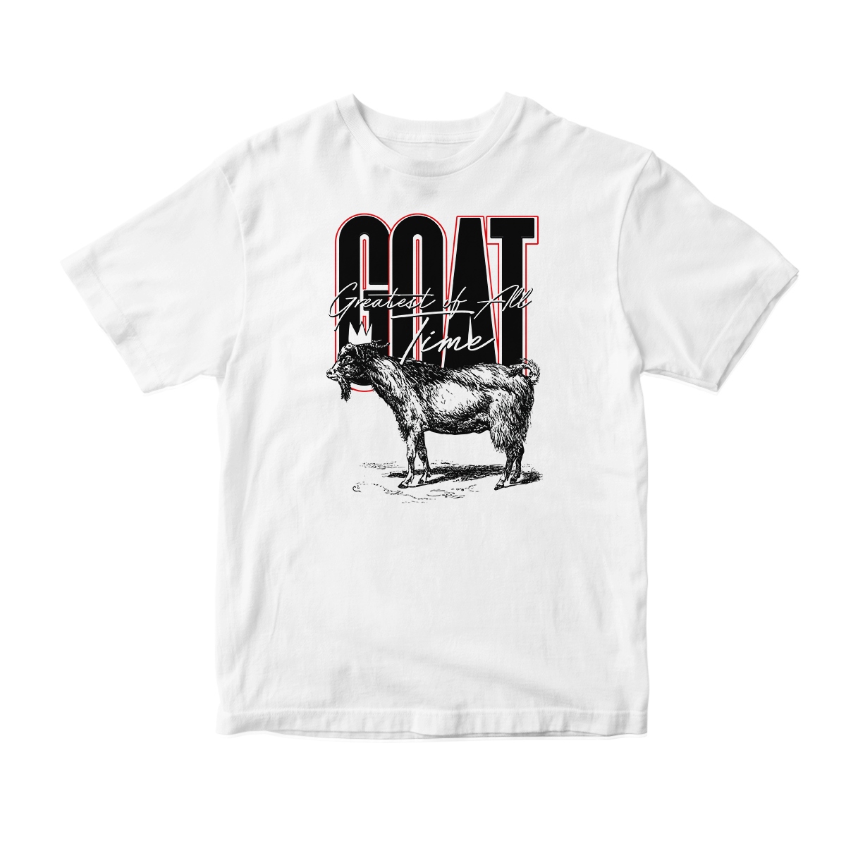 'Crown Goat' in Reverse He Got Game CW Short Sleeve Tee