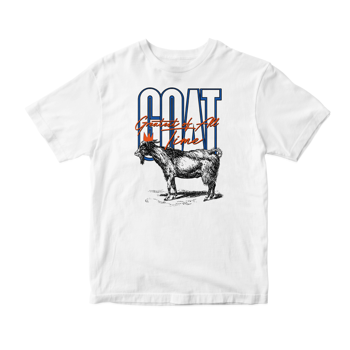 'Crown Goat' in Knicks CW Unisex Short Sleeve Tee