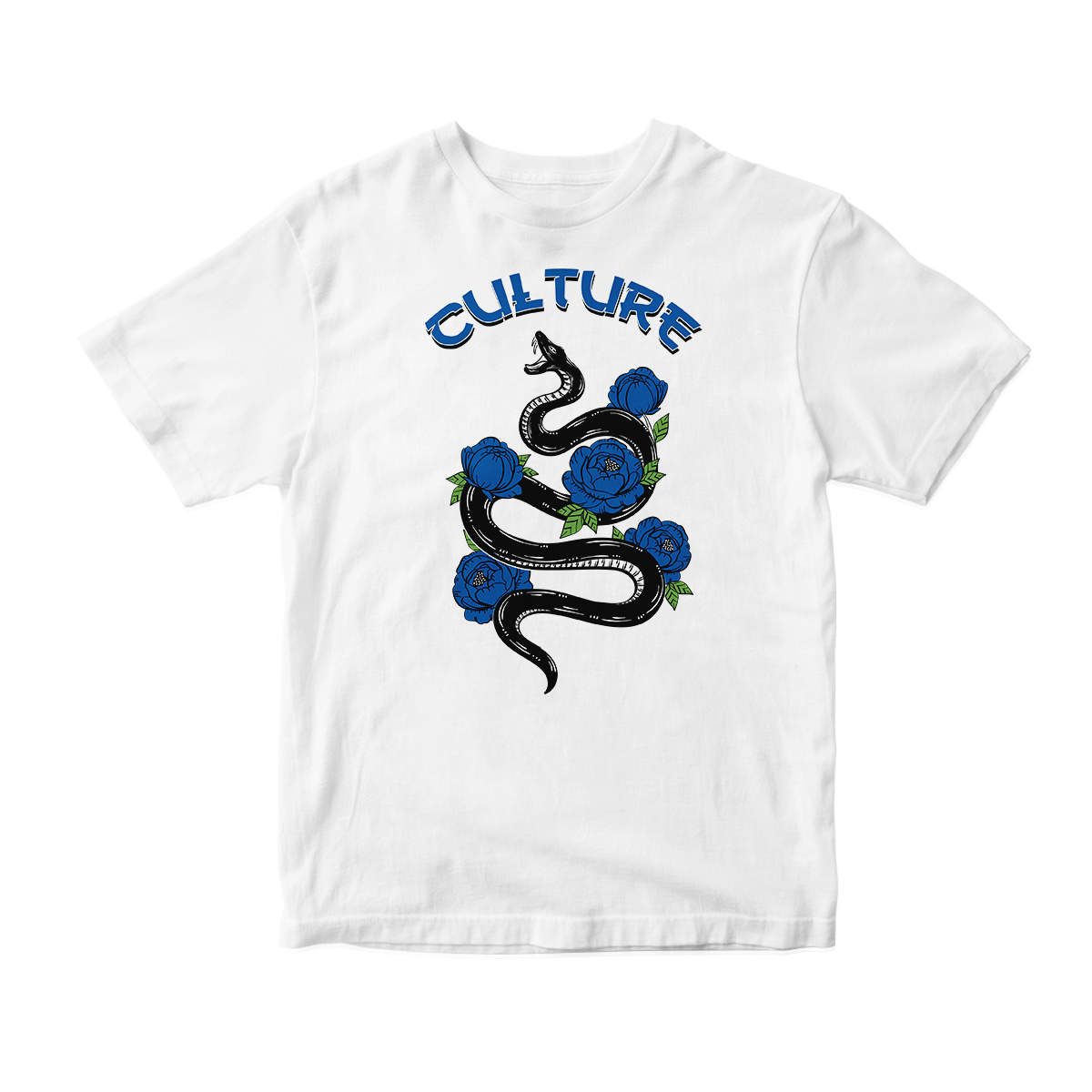 'Culture Snake' in Game Royal CW Unisex Short Sleeve Tee