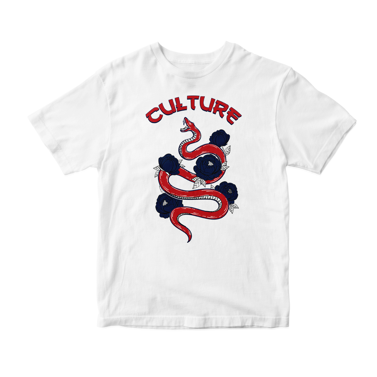 'Culture Snake' in FIBA 4 CW Unisex Short Sleeve Tee