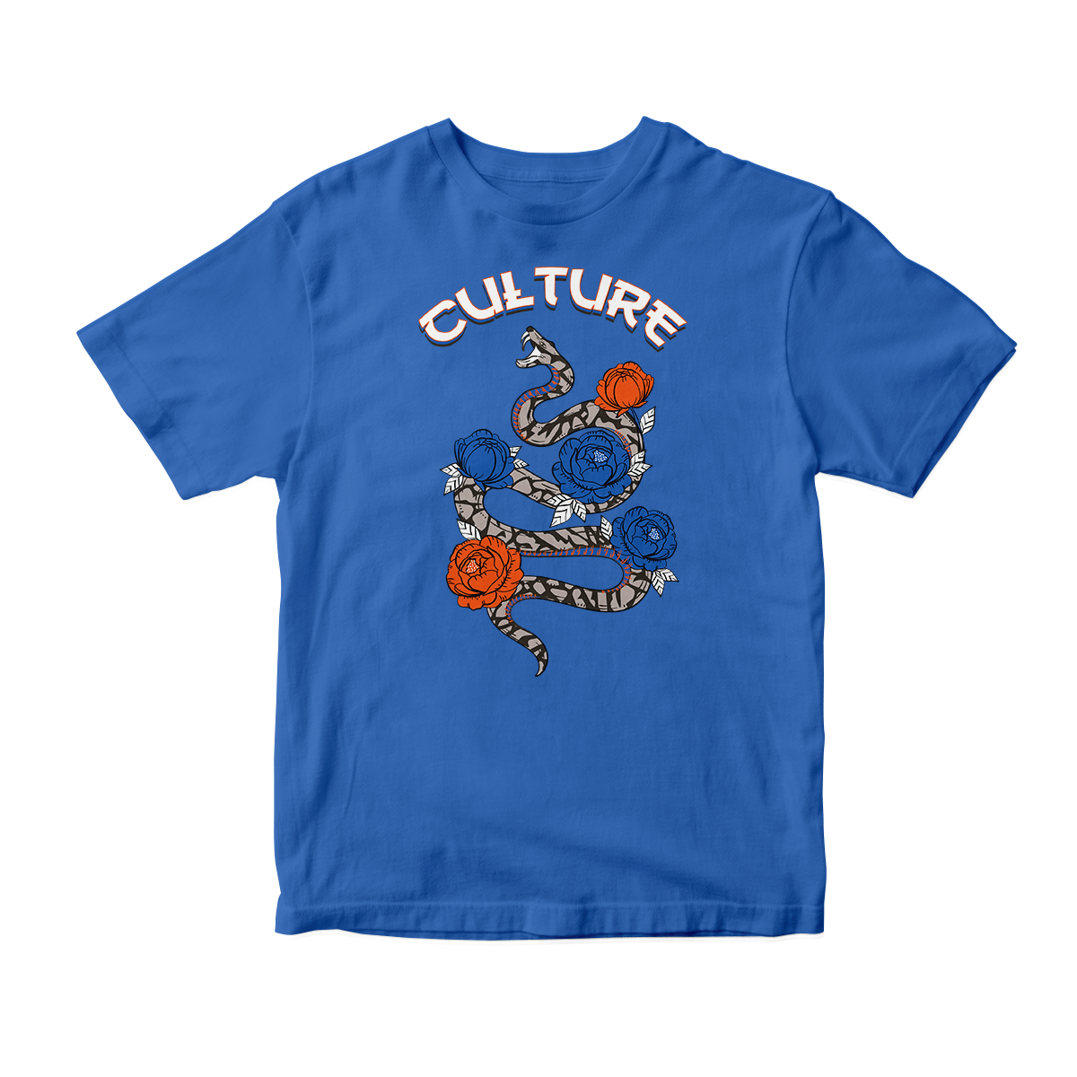 'Culture Snake' in Knicks CW Unisex Short Sleeve Tee