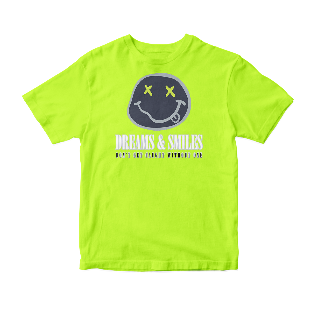 'Deadly Smiles' in Neon 4 CW Short Sleeve Tee
