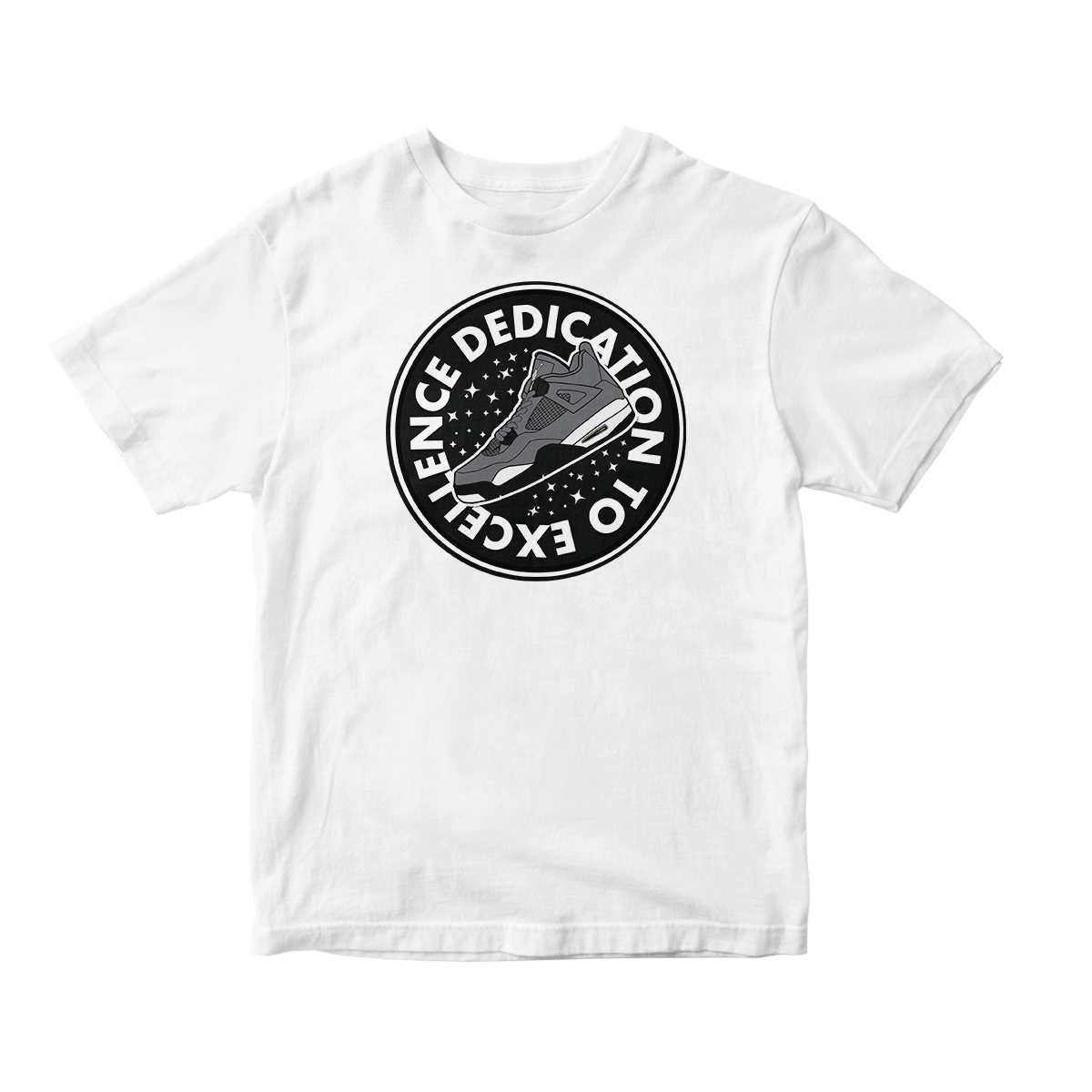 'Dedication To Excellence' in Cool Grey CW Short Sleeve Tee