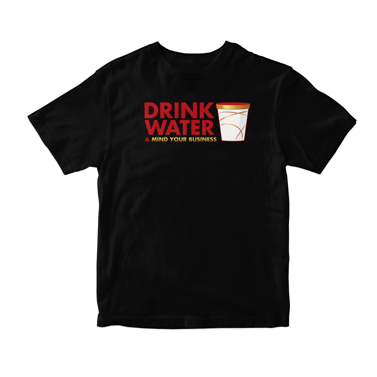 'Drink Water' in FIBA CW Short Sleeve Tee