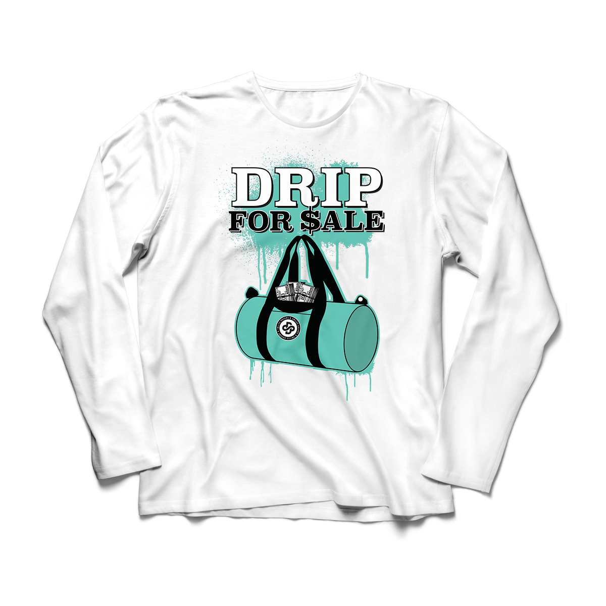'Drip For Sale' in Island Green CW Men's Comfort Long Sleeve