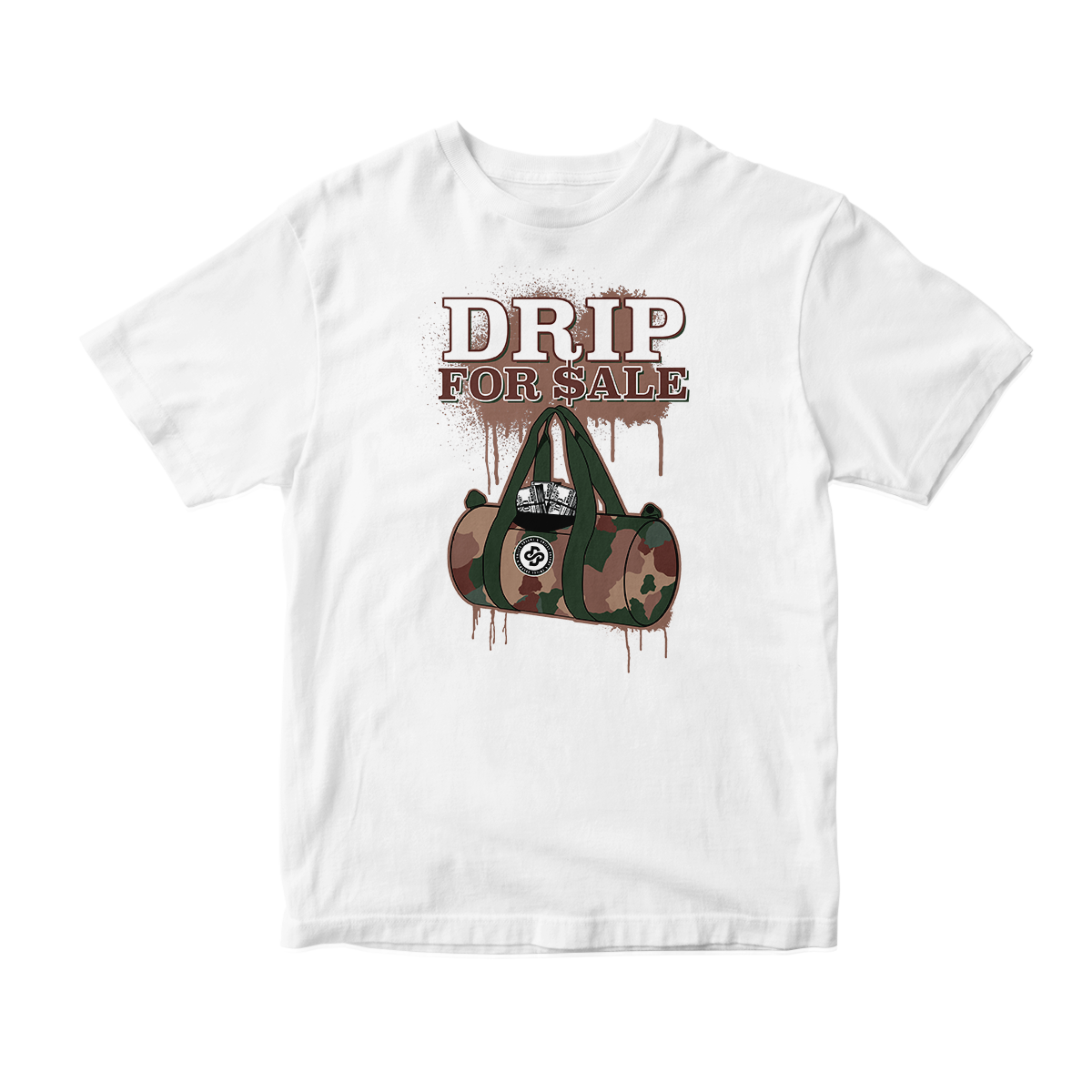 'Drip For Sale' in Woodland CW Short Sleeve Tee