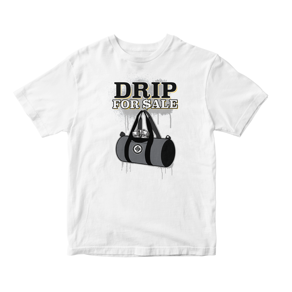 'Drip For Sale' in Cool Grey CW Short Sleeve Tee