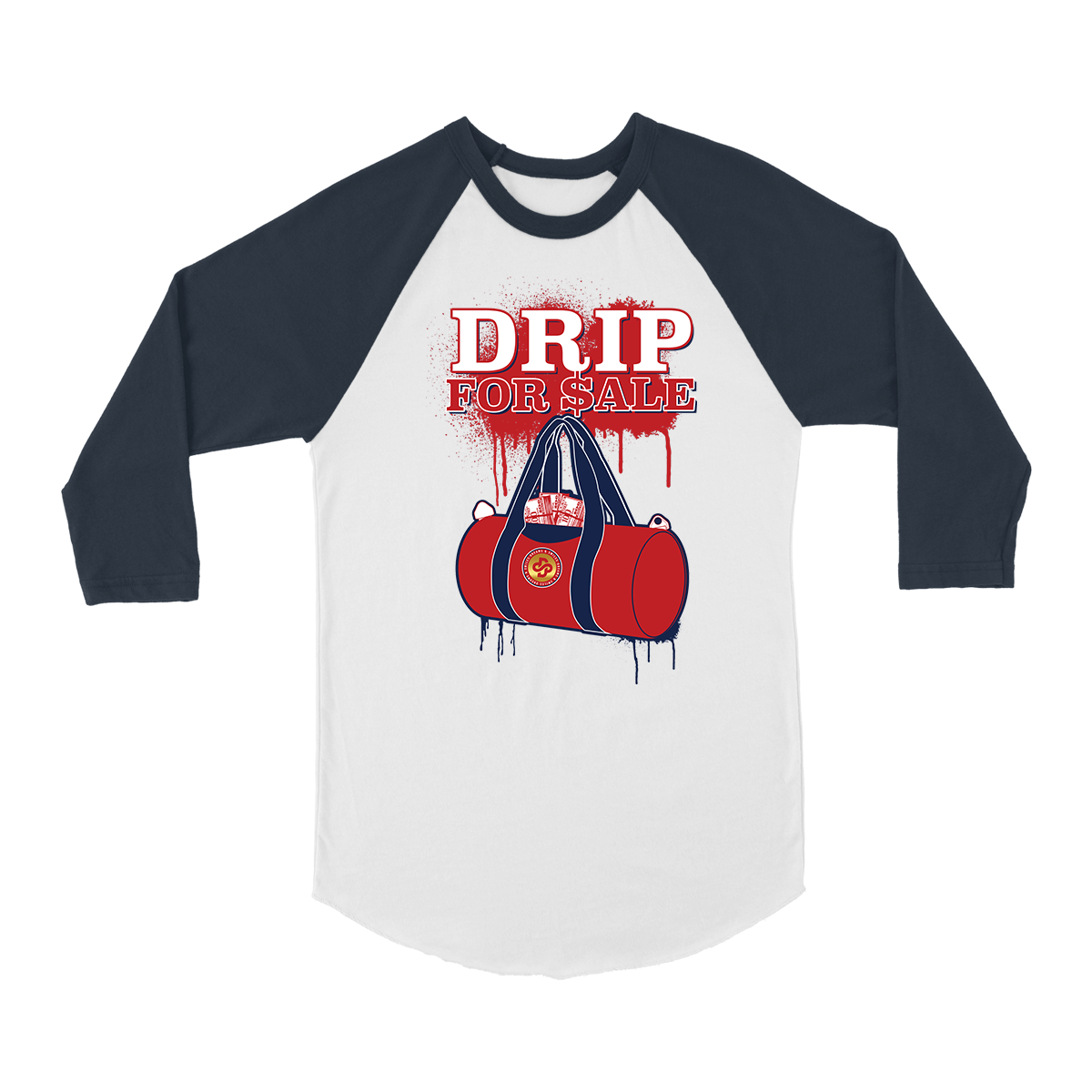 'Drip For Sale' in FIBA 4 CW Men's Comfort Baseball Tee