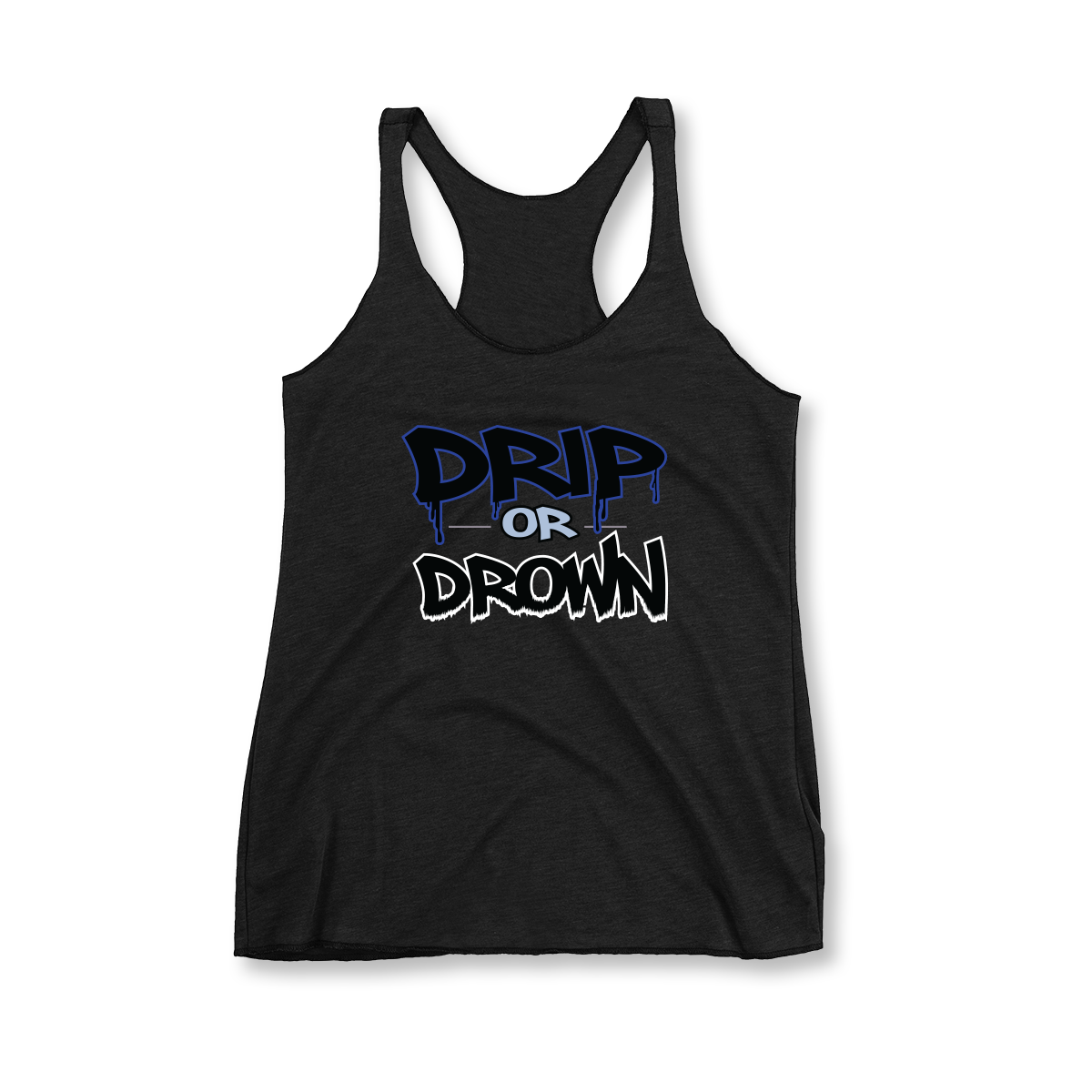 'Drip Or Drown' in Space Jam CW Women's Racerback Tank