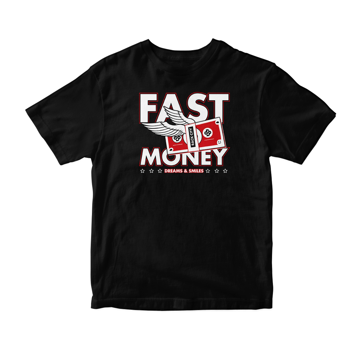 'Fast Money' in Gym Red CW Unisex Short Sleeve Tee