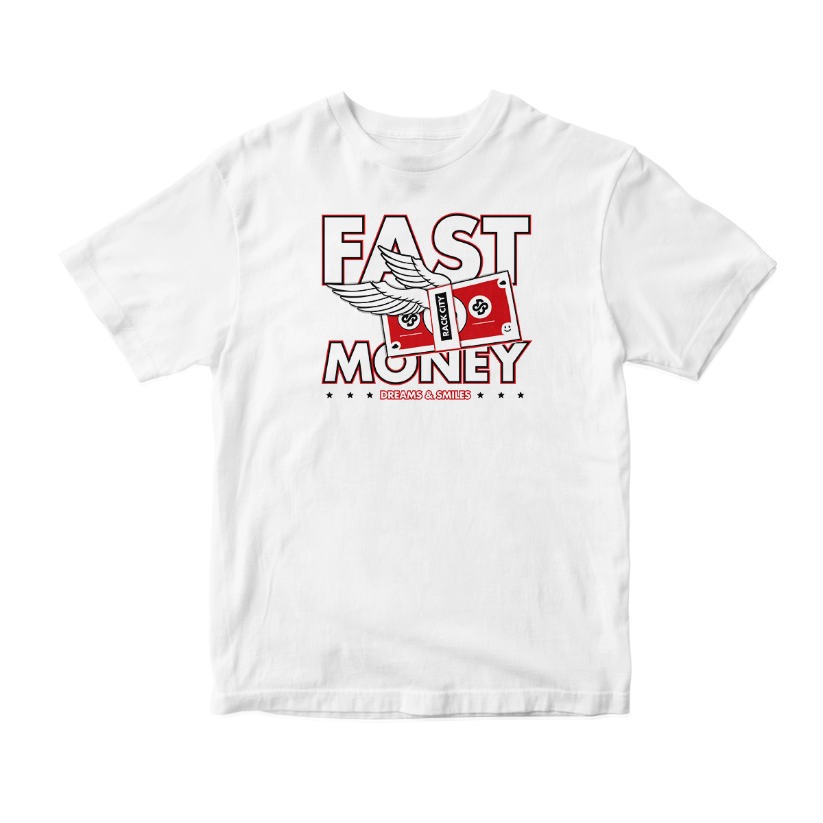 'Fast Money' in Gym Red CW Unisex Short Sleeve Tee