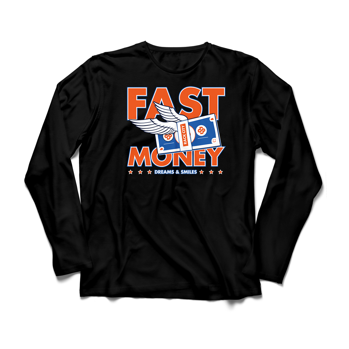 'Fast Money' in Knicks CW Men's Comfort Long Sleeve