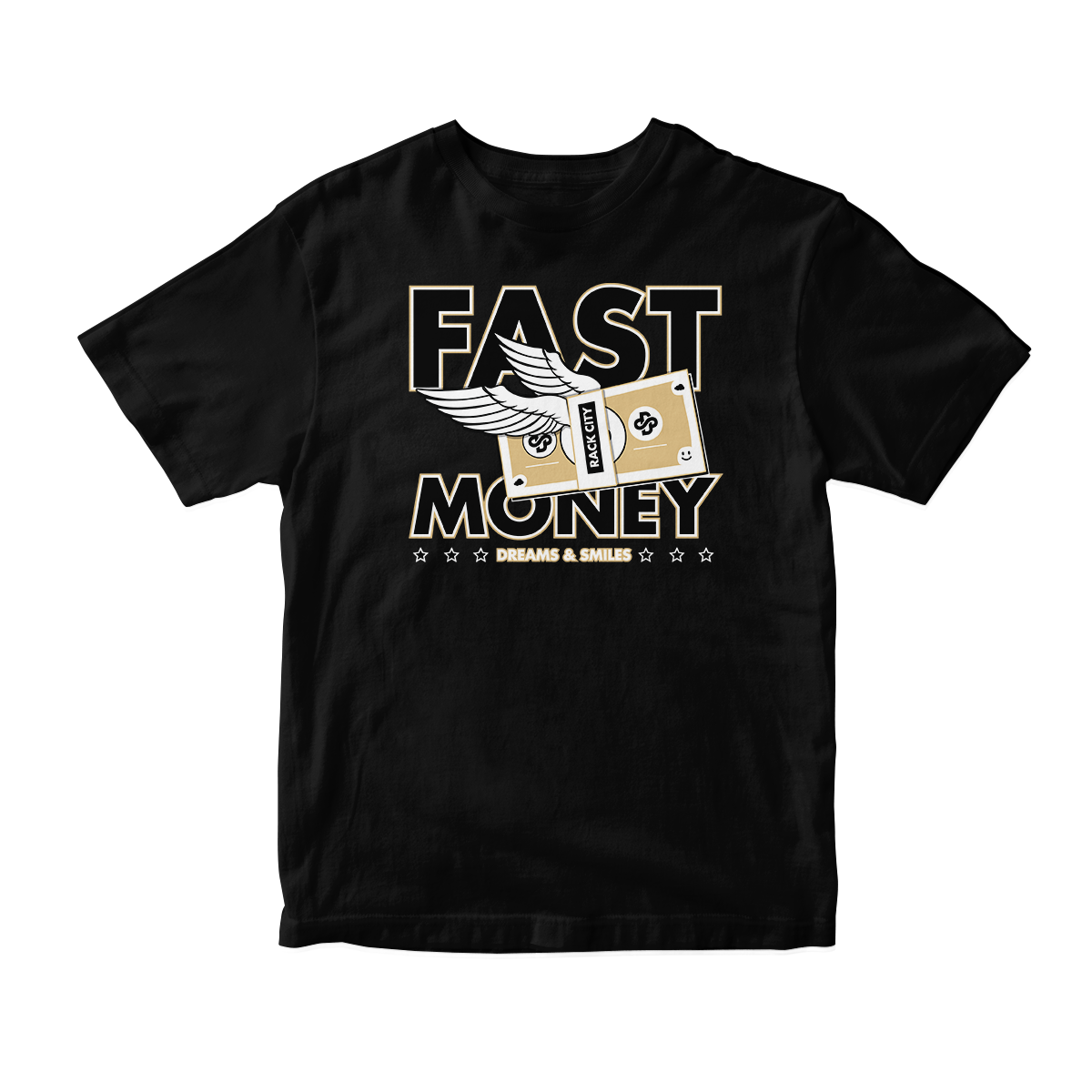 'Fast Money' in Mushroom CW Unisex Short Sleeve Tee