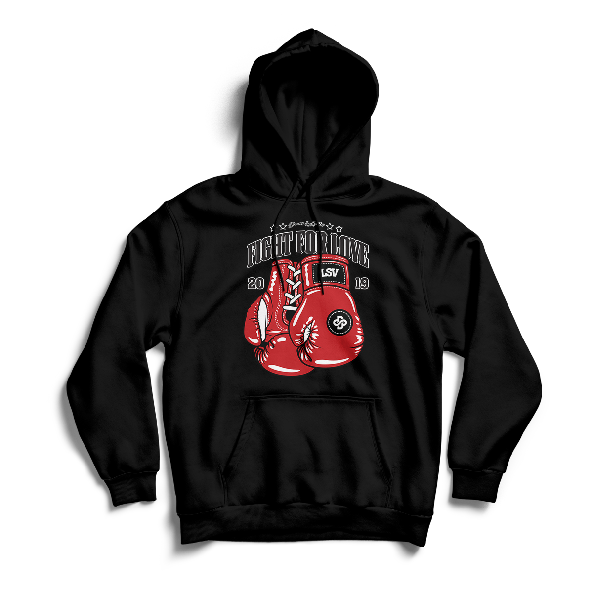 'Fight For Love' in Bred 11 Unisex Pullover Hoodie