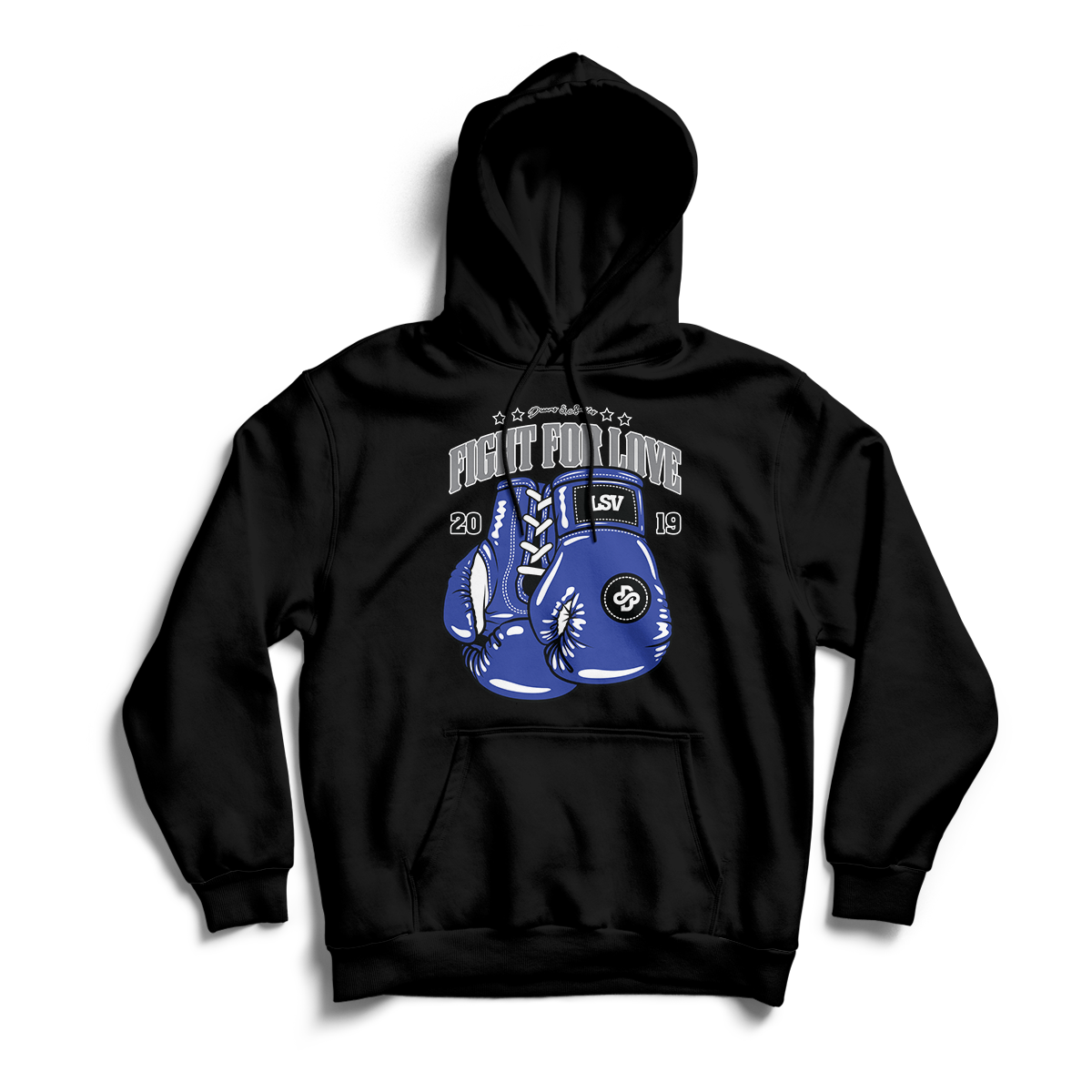 'Fight For Love' in Hyper Royal CW Unisex Pullover Hoodie