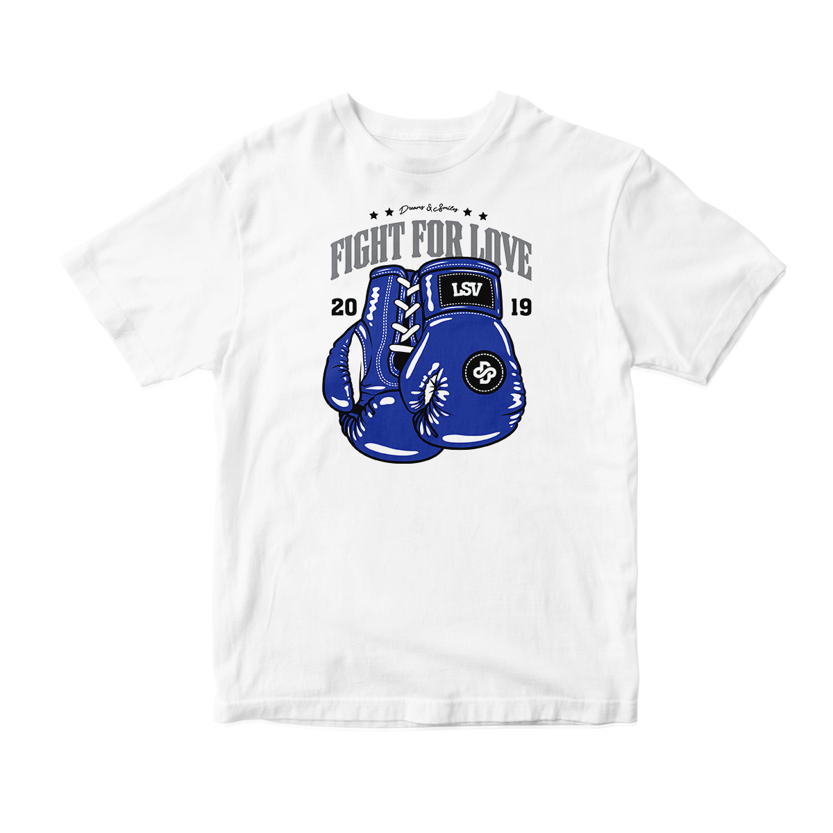 'Fight For Love' in Hyper Royal CW Short Sleeve Tee