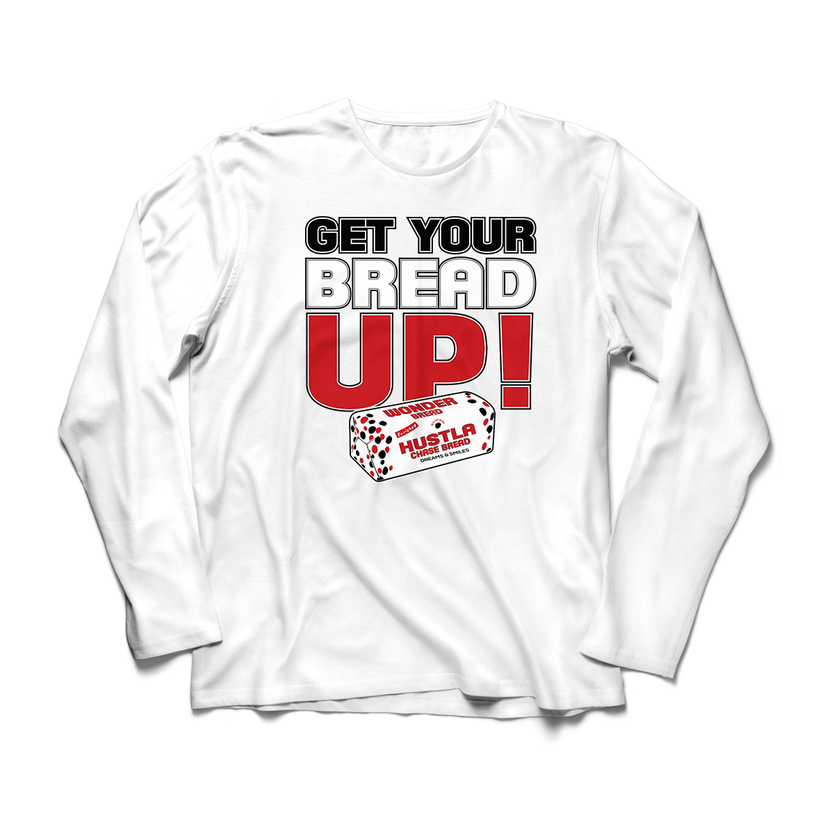 'Get Your Bred Up' in Bred 11 CW Men's Comfort Long Sleeve