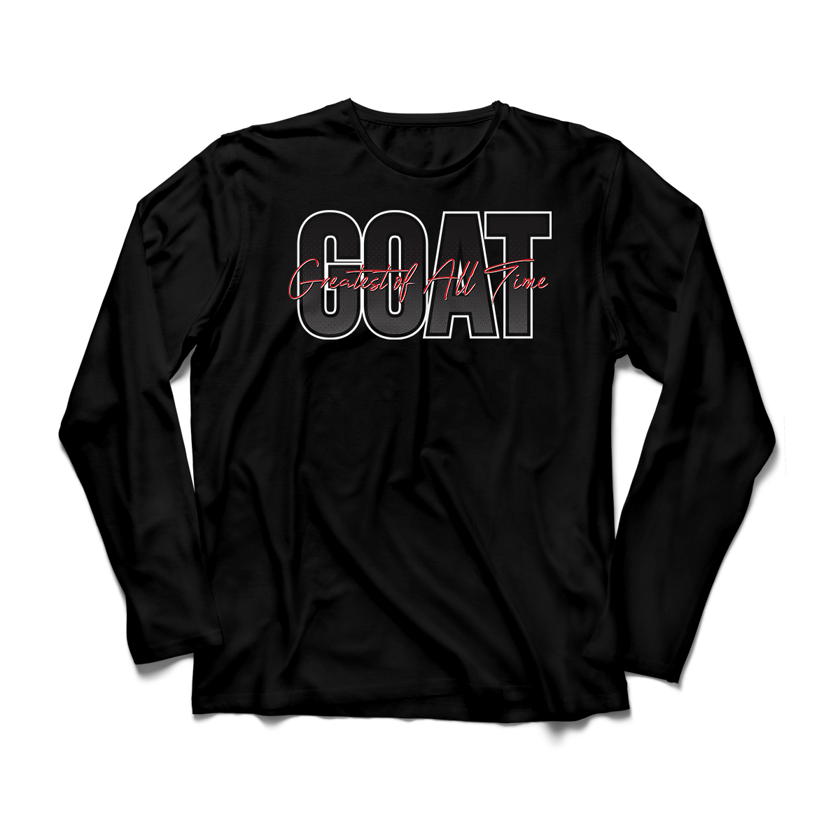 'GOAT' in Red Cement CW Men's Comfort Long Sleeve