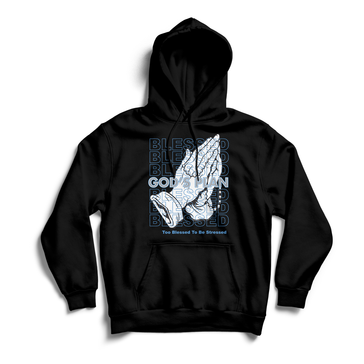 'God's Plan' in UNC CW Unisex Pullover Hoodie