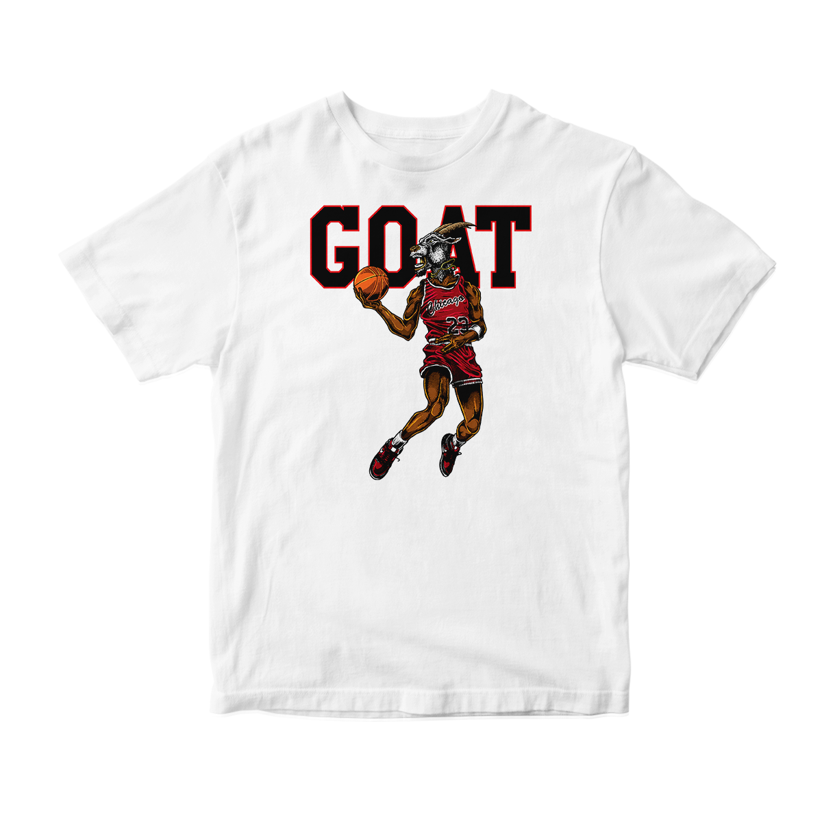 'Jordan Goat' in Reverse He Got Game CW Short Sleeve Tee