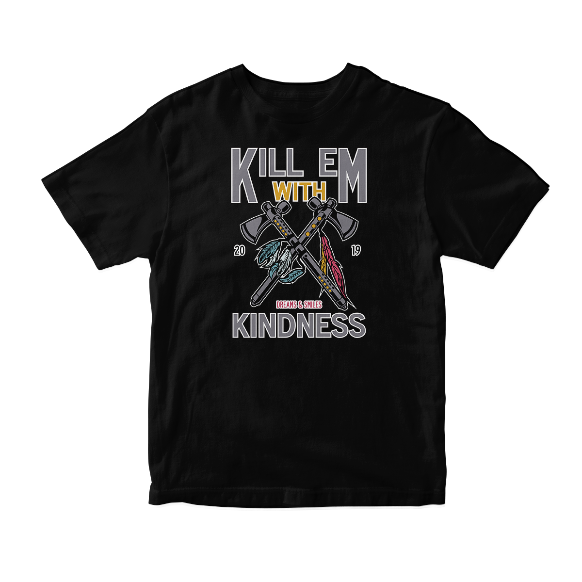 'Kill Em With Kindness' in N7 Pendleton CW Short Sleeve Tee