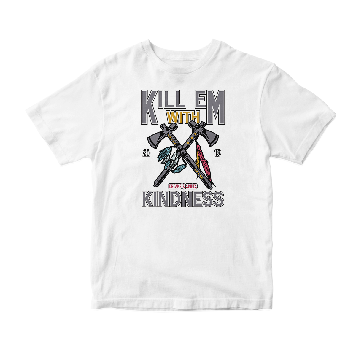'Kill Em With Kindness' in N7 Pendleton CW Short Sleeve Tee