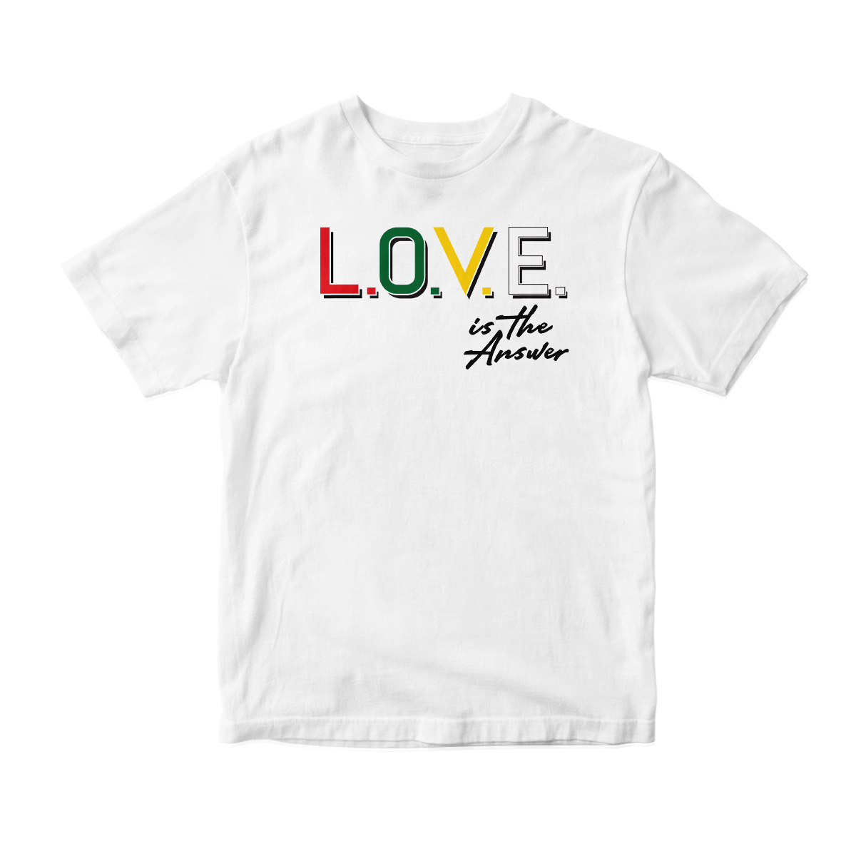 'LOVE Is the Answer' Short Sleeve Tee