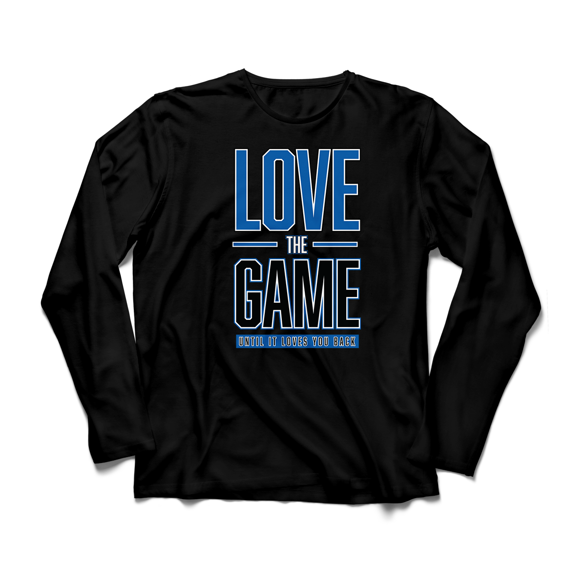 'Love The Game' in Game Royal CW Men's Comfort Long Sleeve