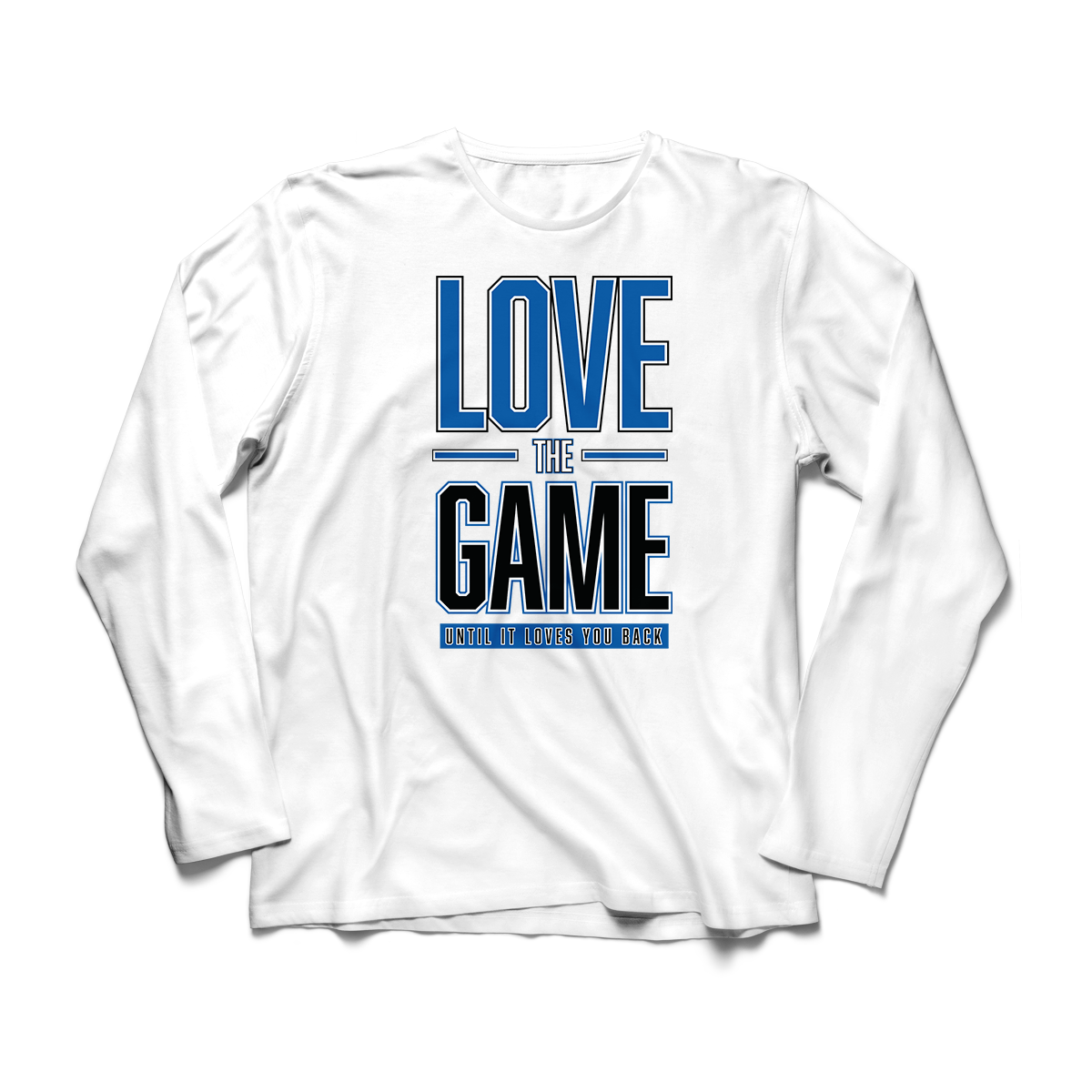 'Love The Game' in Game Royal CW Men's Comfort Long Sleeve