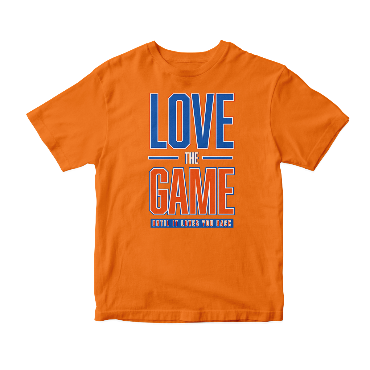 'Love The Game' in Knicks CW Unisex Short Sleeve Tee