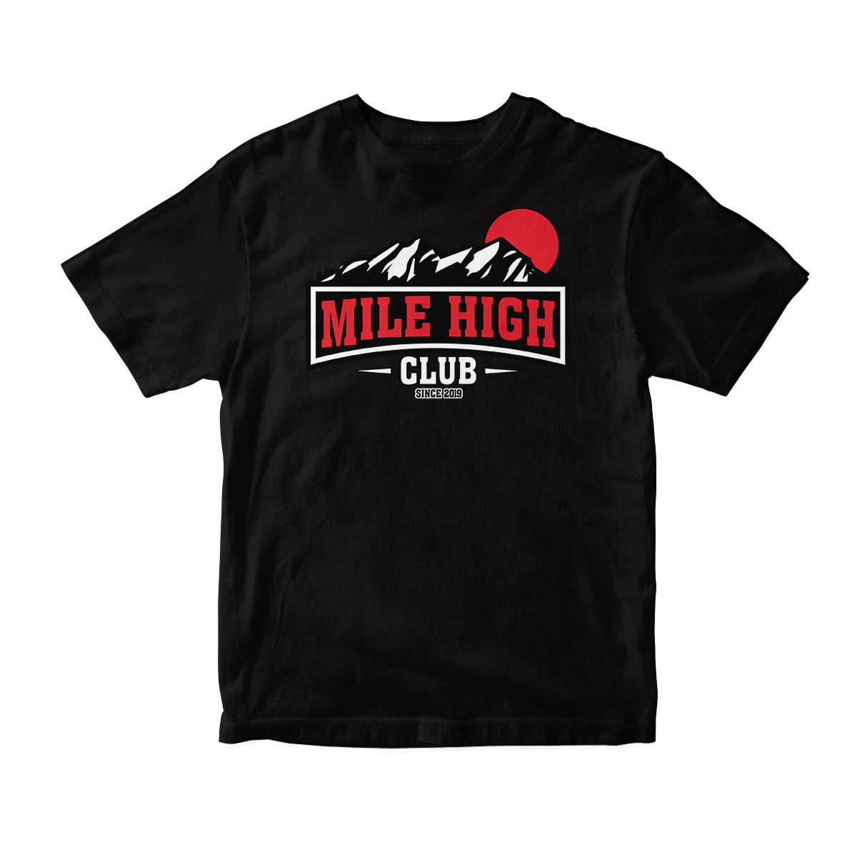 'Mile High Club' in Bred 11 CW Short Sleeve Tee