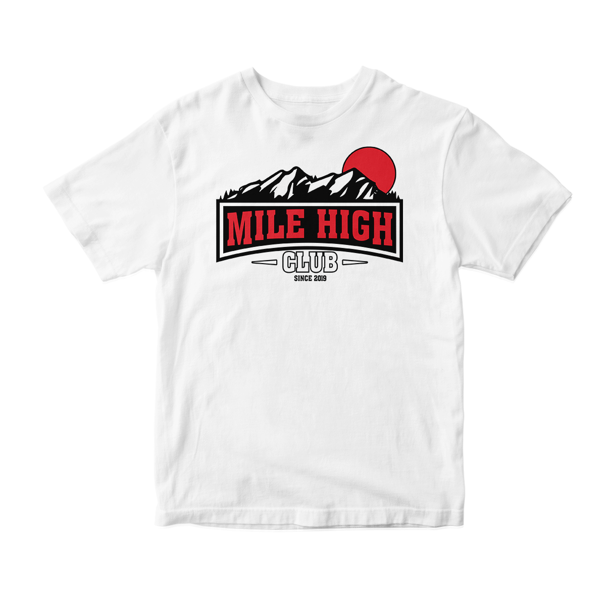 'Mile High Club' in Bred 11 CW Short Sleeve Tee