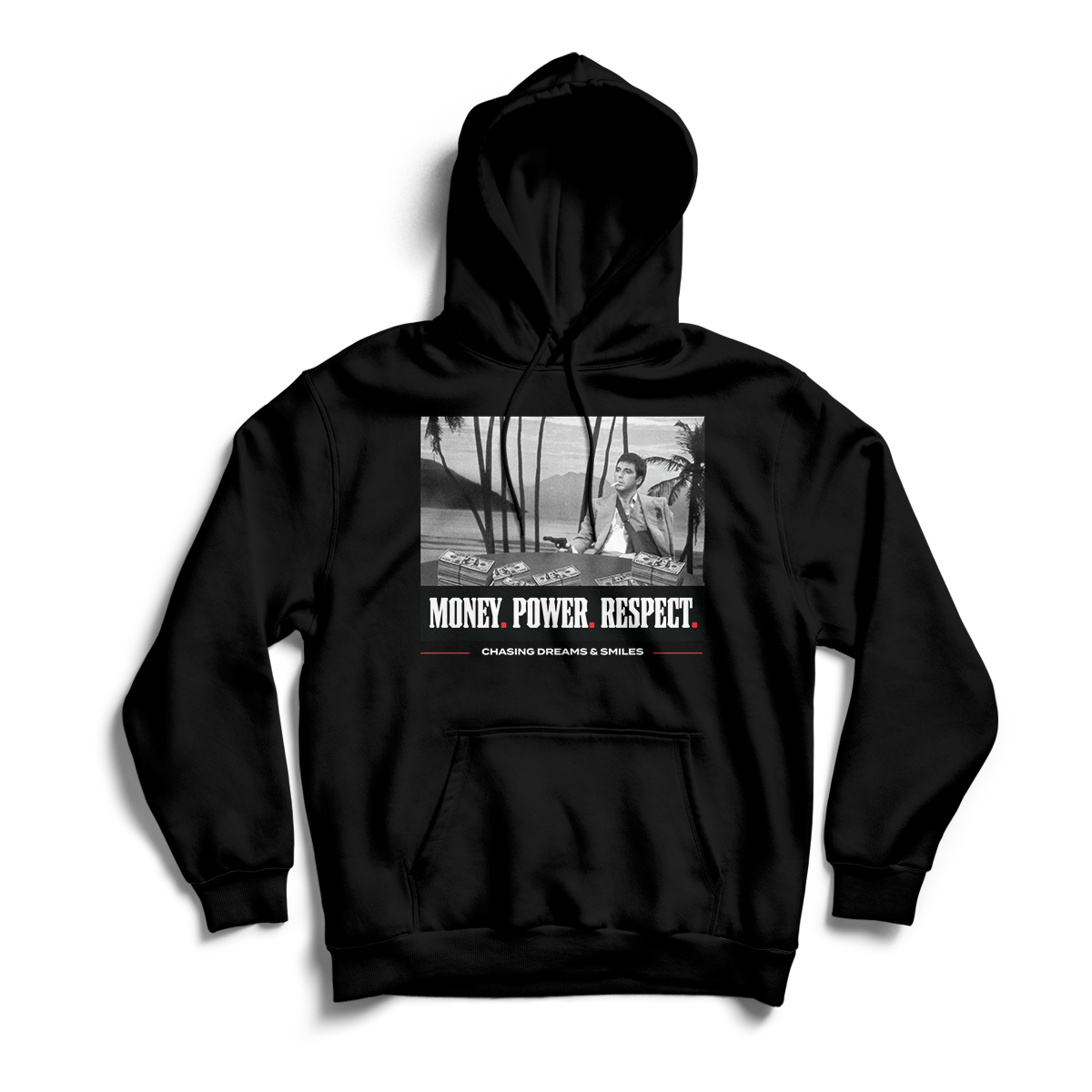 'Money Power Respect' in Reverse He Got Game CW Unisex Pullover Hoodie