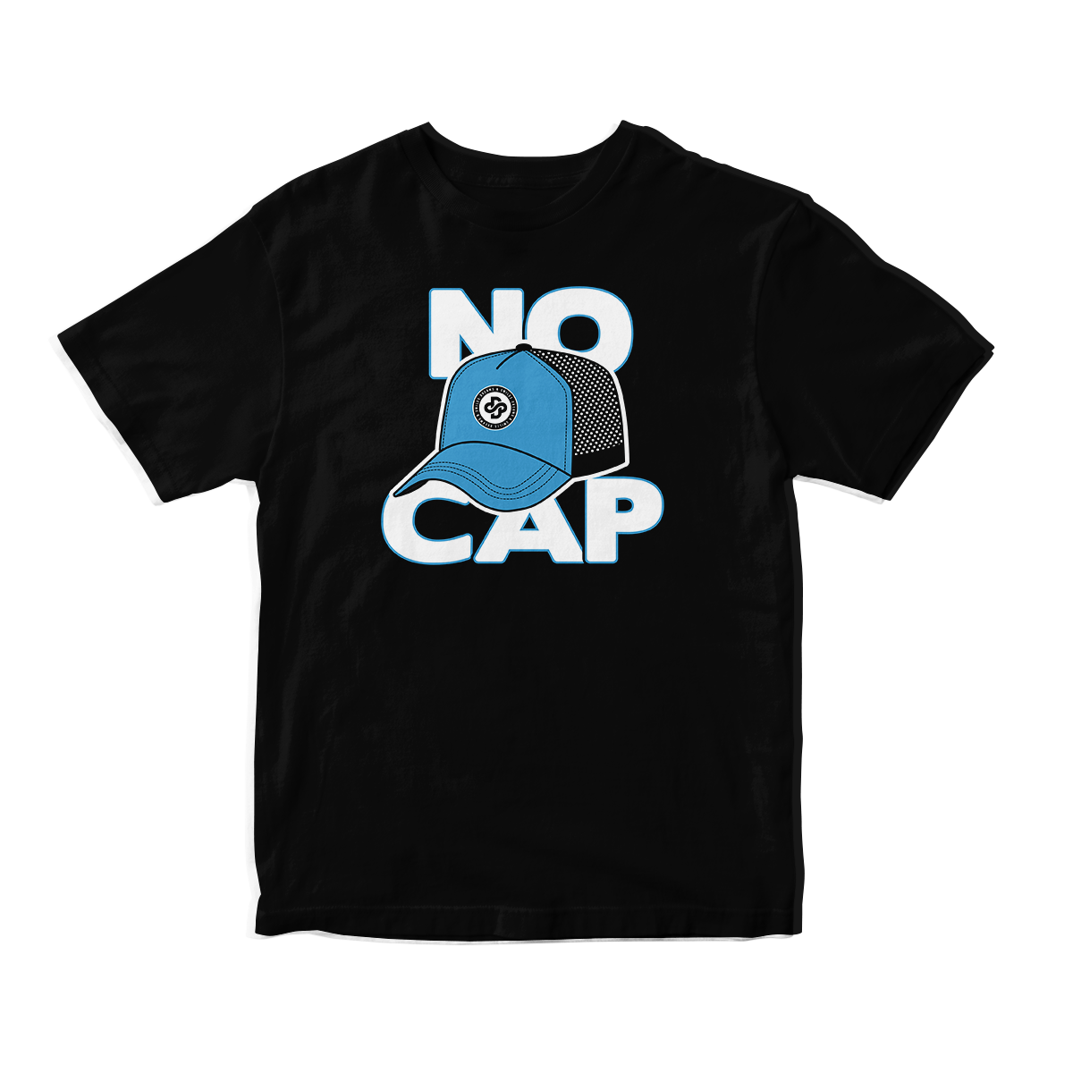 'No Cap' in Powder Blue CW Short Sleeve Tee