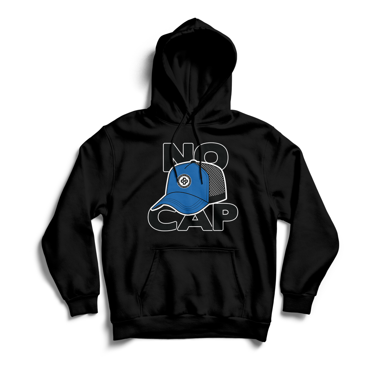 'No Cap' in Game Royal CW Unisex Pullover Hoodie