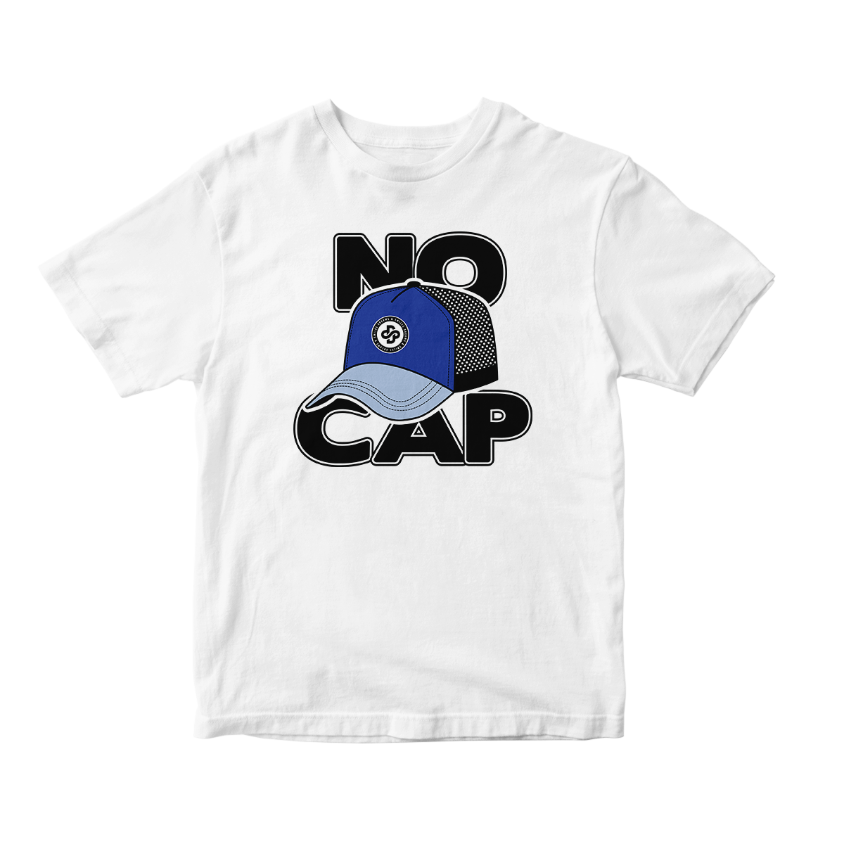 'No Cap' in Space Jam CW Short Sleeve Tee
