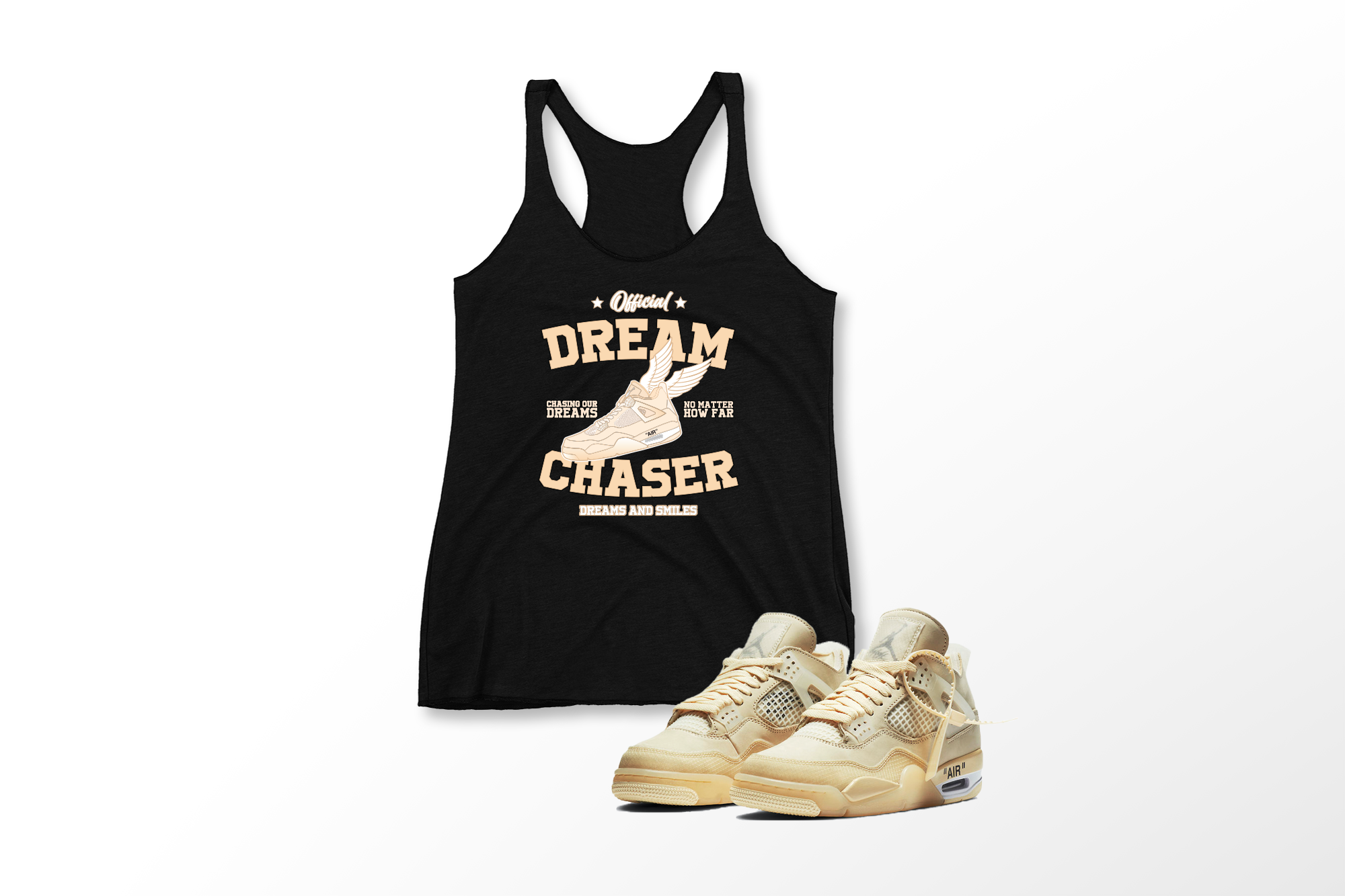 'Official Dream Chaser' in Sail CW Women's Racerback Tank