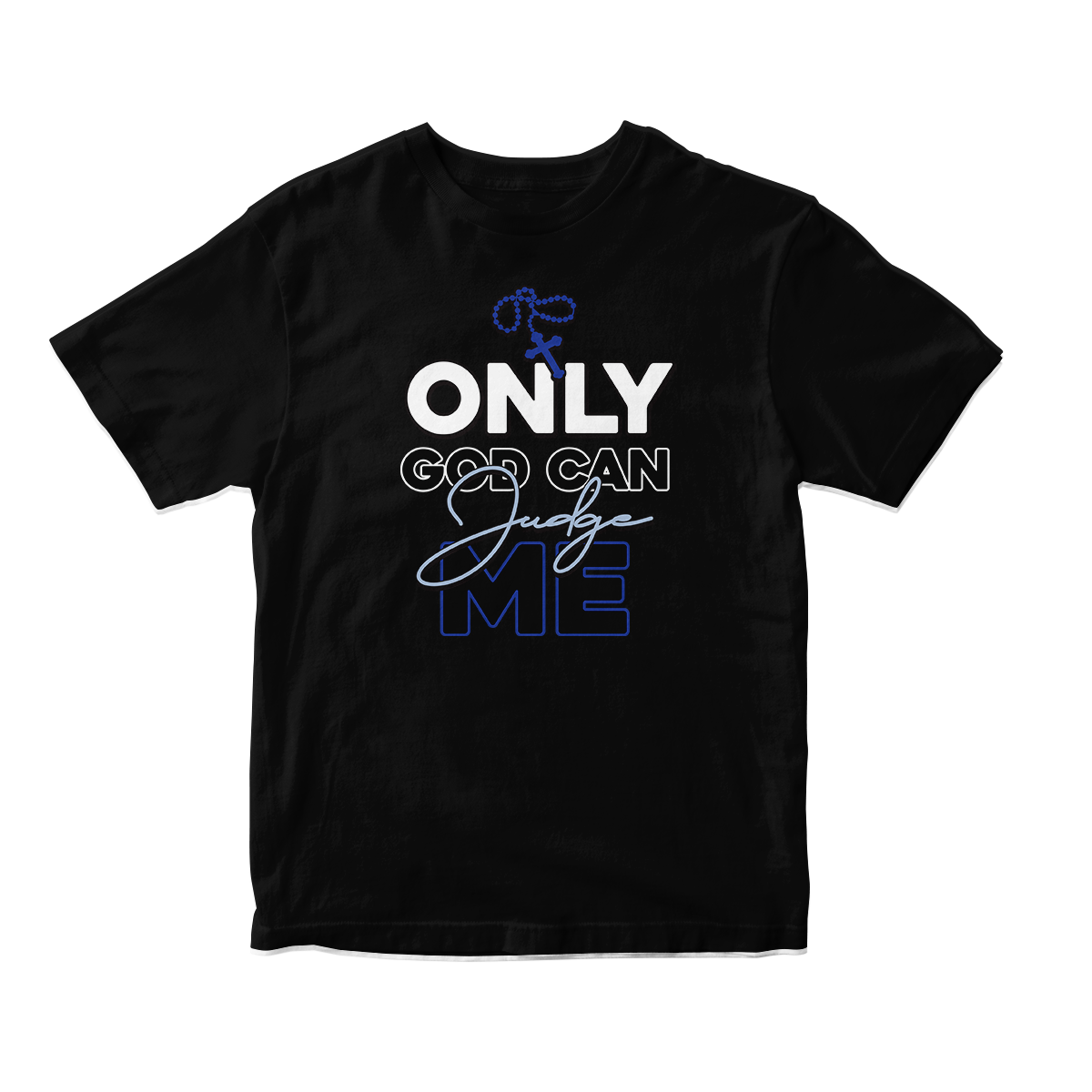 'Only God Can Judge Me' in Space Jam CW Short Sleeve Tee