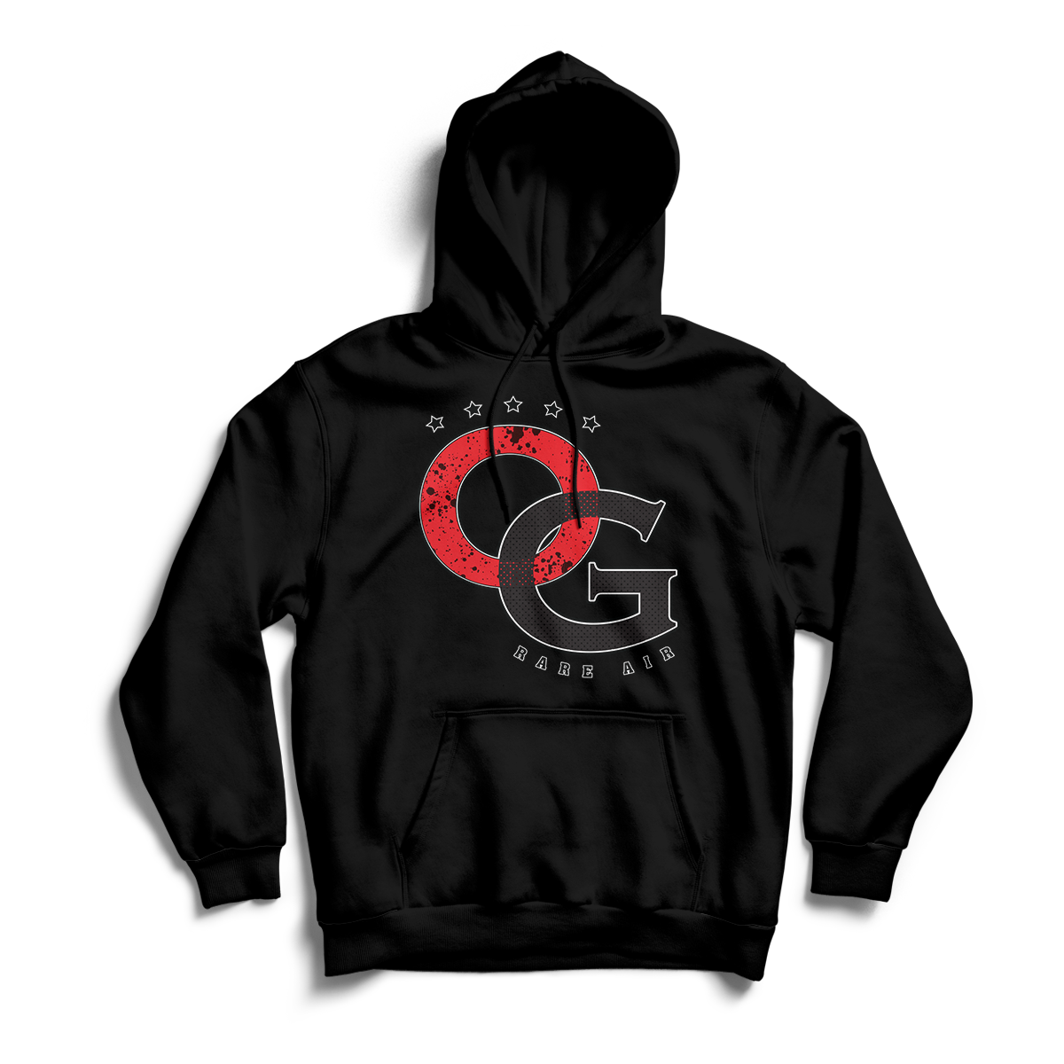 'OG Rare Air' in Bred 11 Unisex Pullover Hoodie