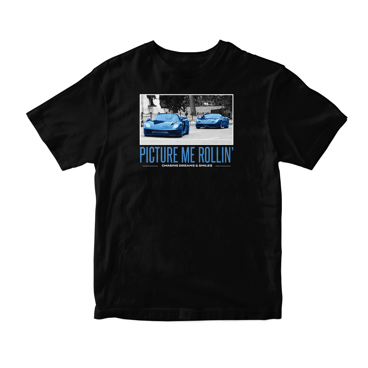 'Picture Me Rollin' in UNC CW Short Sleeve Tee