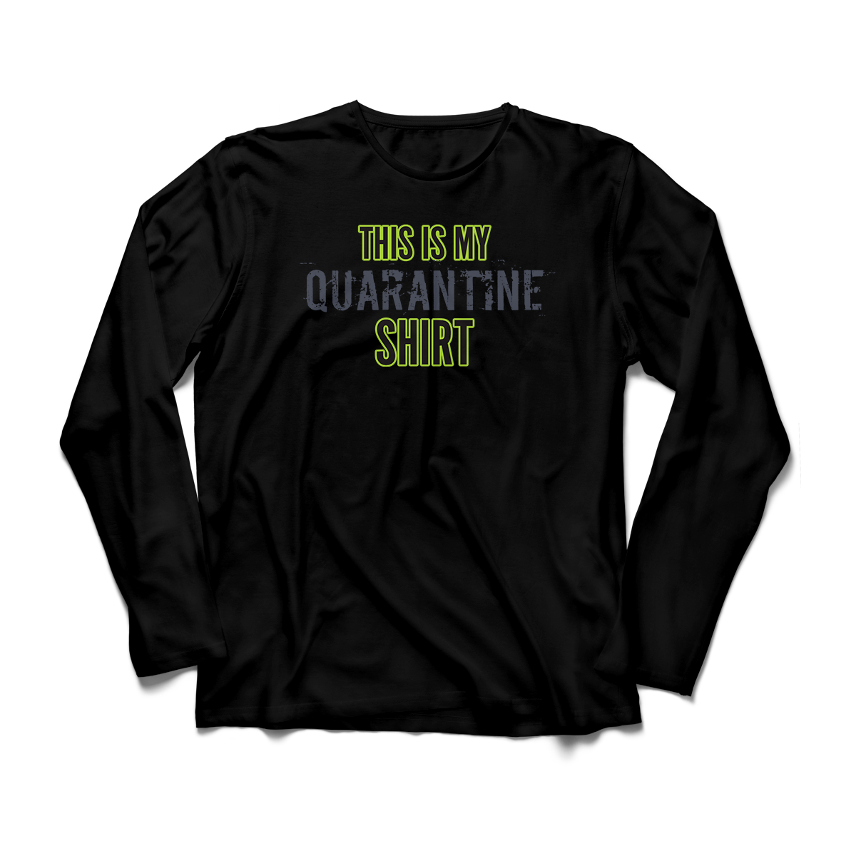 'Quarantine Shirt' in Neon 4 CW Men's Comfort Long Sleeve