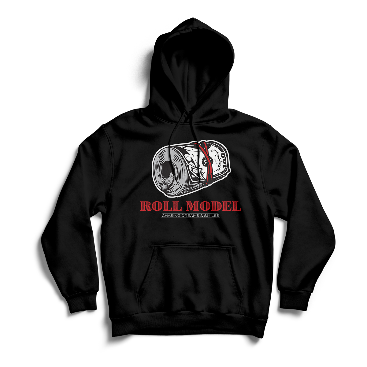 'Roll Model' in Bred 11 Unisex Pullover Hoodie