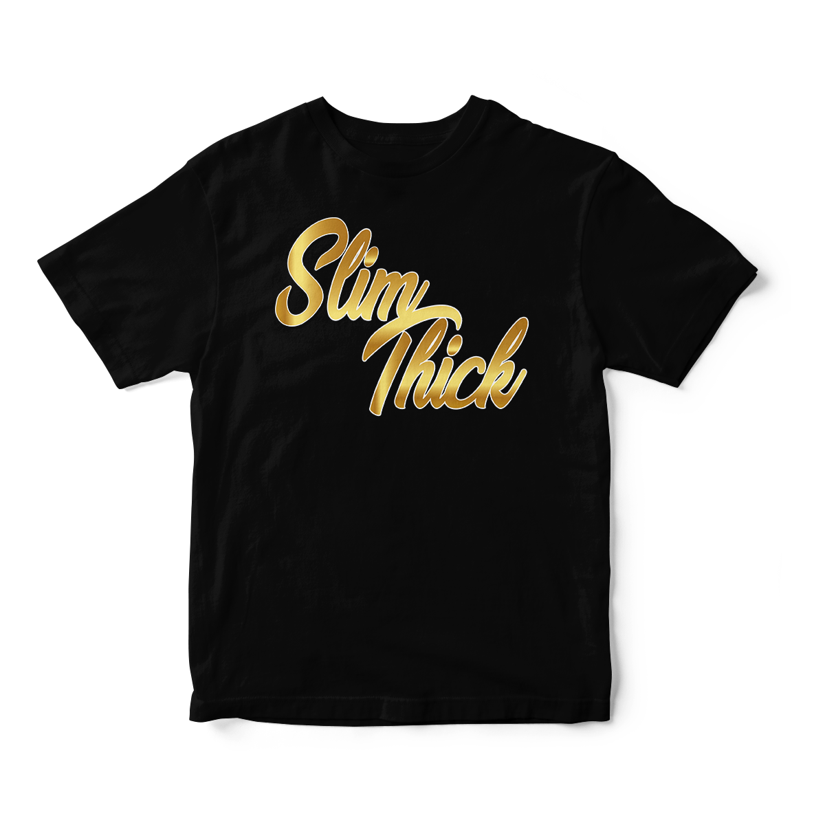 Slim Thick in Gold Short Sleeve Tee