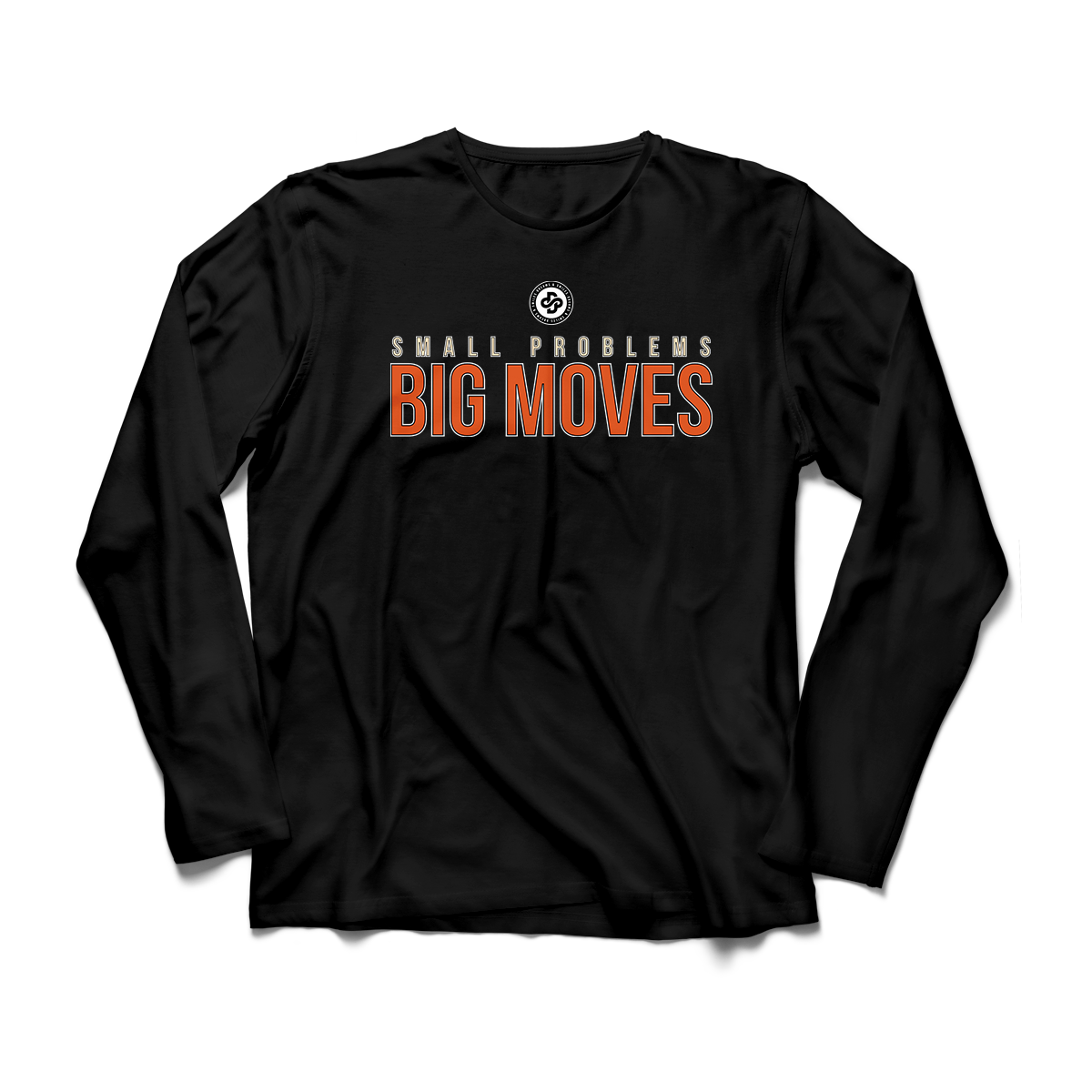'Small Problems Big Moves' in Backboard 3.0 CW Men's Comfort Long Sleeve