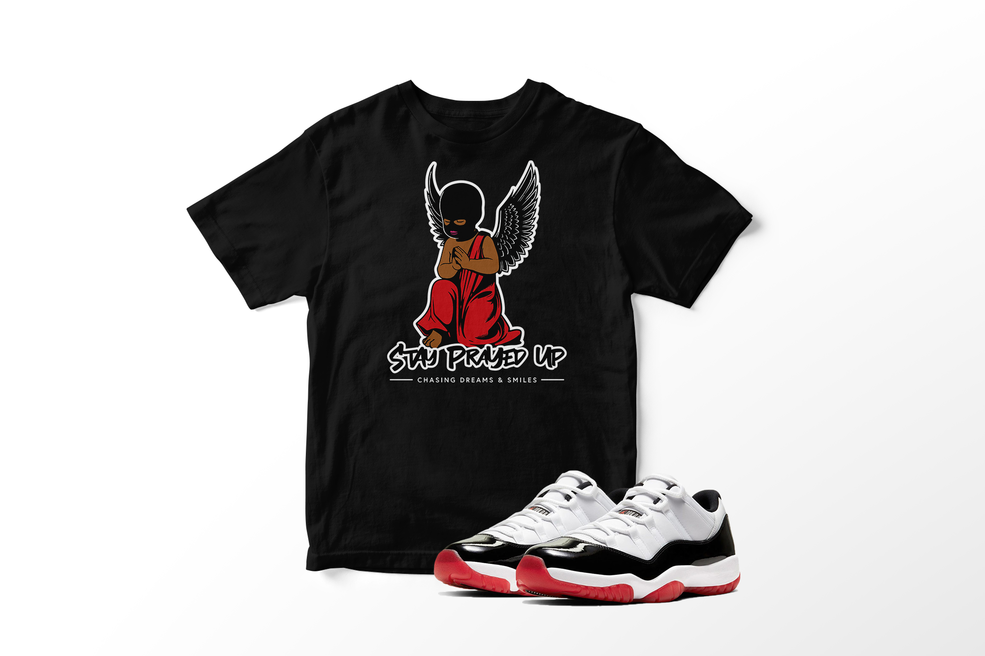 'Stay Prayed Up' in Concord Bred CW Short Sleeve Tee